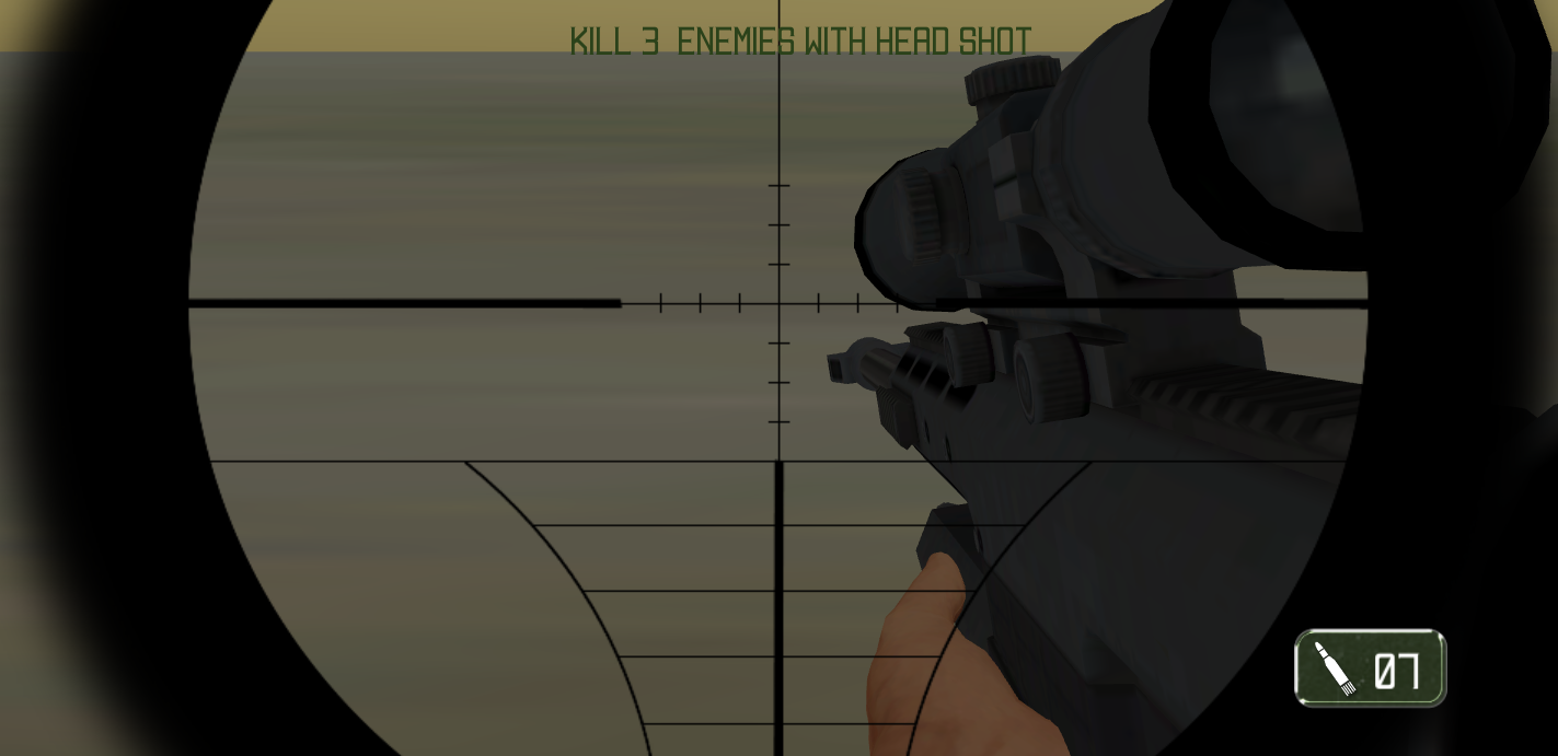 Gameplay screenshot 2 showing map environment in Legendary Sniper